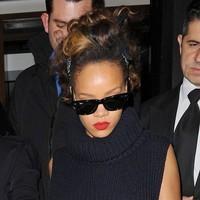 Rihanna leaves Nozomi in Knightsbridge at 1am